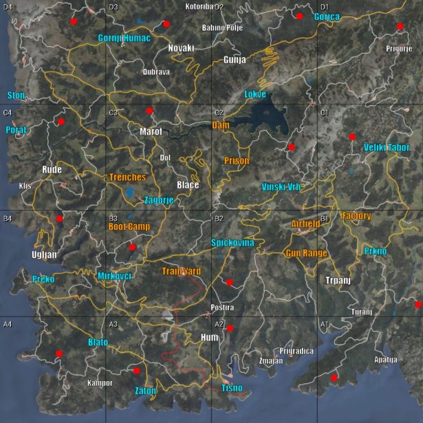 scum map underground bunker location