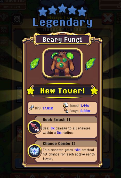 idle monster td daily reward