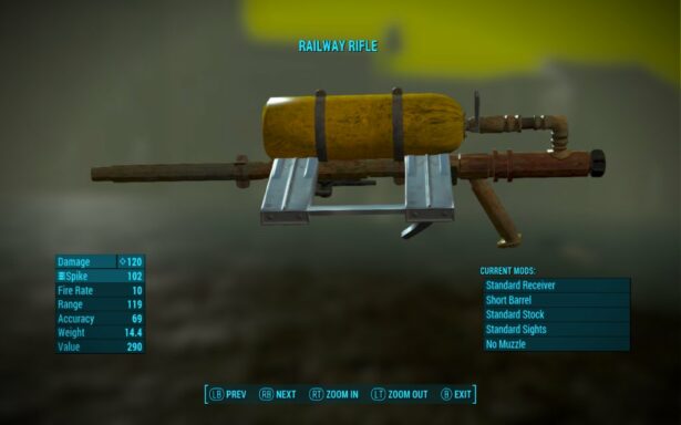 fallout 4 secret weapon harpoon gun 1