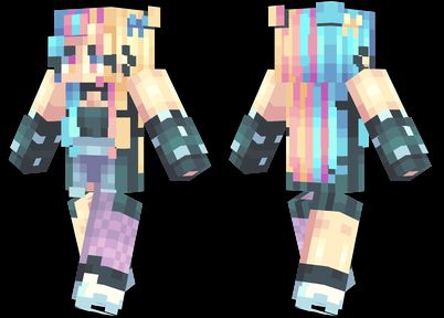 up all night minecraft girl skin