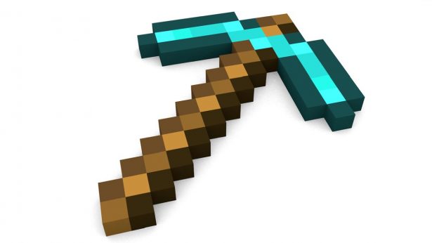 Minecraft diamond pickaxe