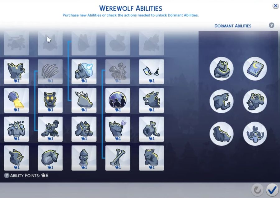 The Sims 4 Werewolf Cheats: Ability Points & Getting Werewolf Traits