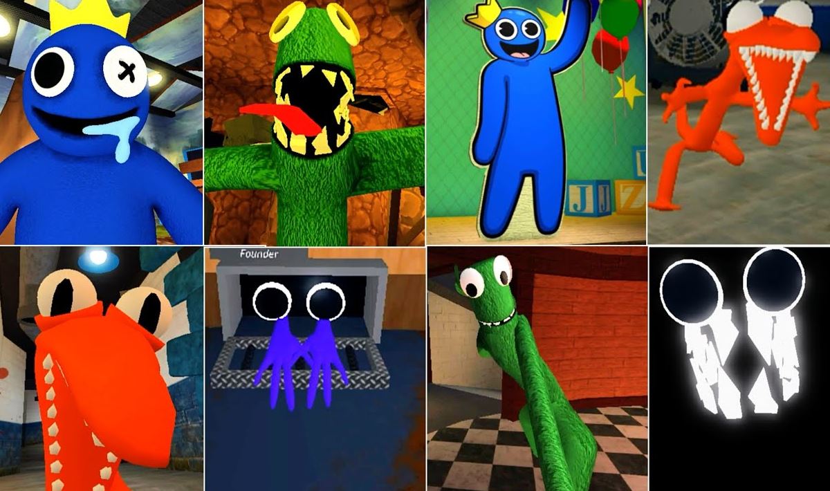 RAINBOW FRIENDS RP New Update ALL JUMPSCARES RED 