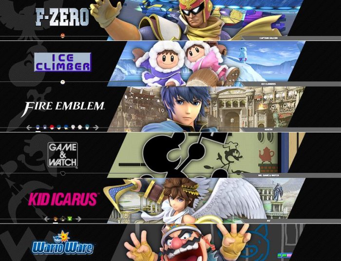 Some Fighters in Super Smash Bros. Ultimate 