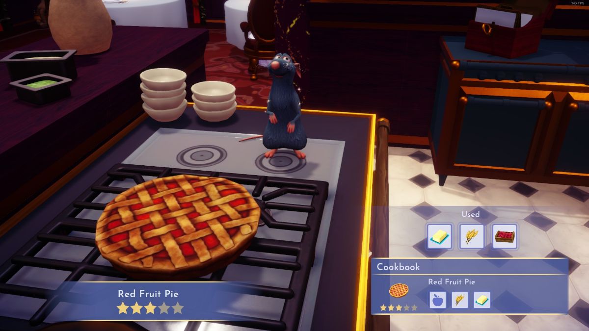 Disney Dreamlight Valley: How to Make Red Fruit Pie