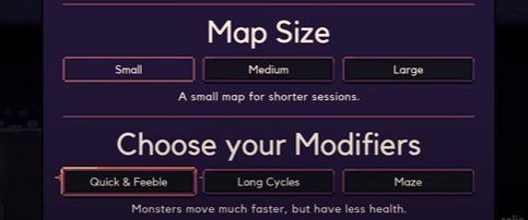 Modifiers and Map Sizes Doom Keeper