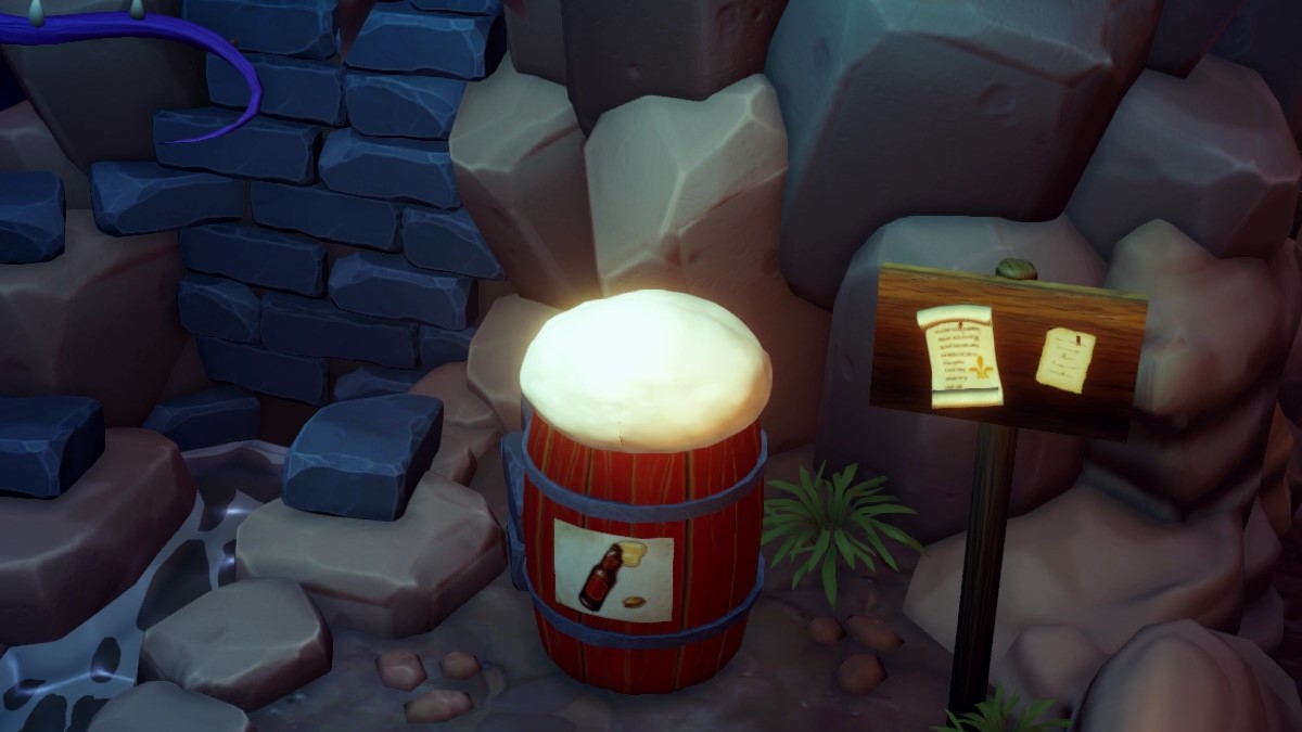 Disney Dreamlight Valley: How to Interact with the Barrel in the Scar Quest