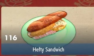 Hefty Sandwich in Pokémon Scarlet and Violet