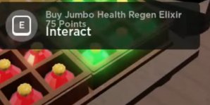 Health Regen Elixir Shop Item Roblox Project Slayers