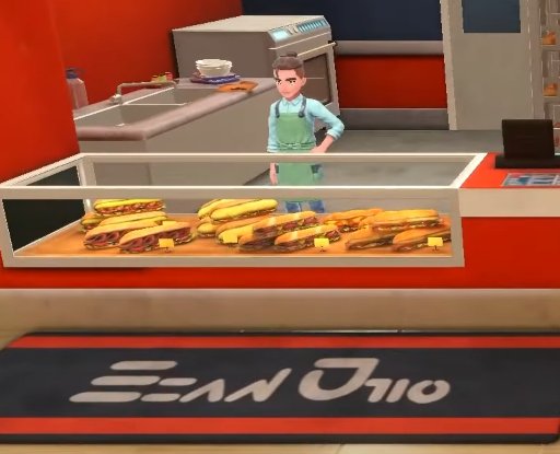 Shop selling sandwiches in Pokemon Scarlet and Violet