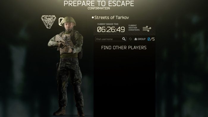 Keep playing as a PMC and focus on surviving to increase your level in Escape From Tarkov.