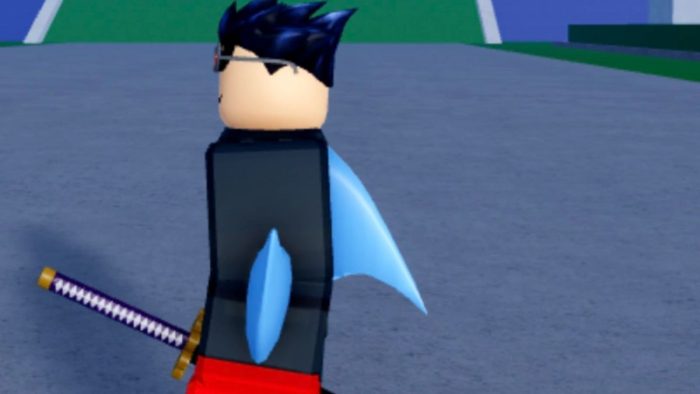 Shisui sword in Roblox Blox Fruits.