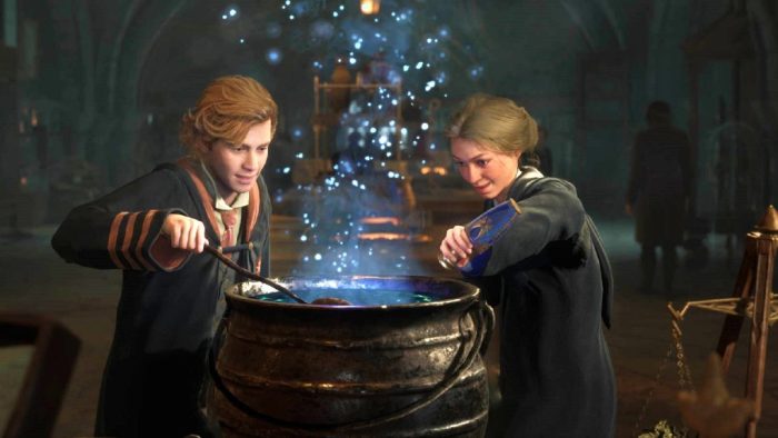 How to brew potions in Hogwarts Legacy.