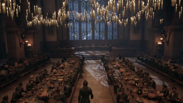 Dining Hall in Hogwarts Legacy.