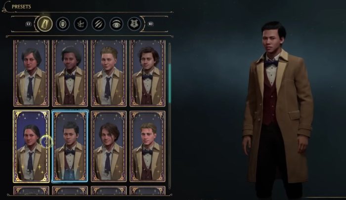 Hogwarts Legacy male character name ideas