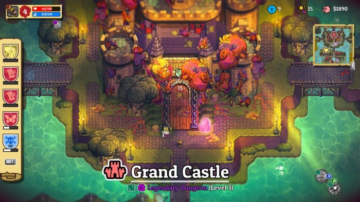 Grand Castle dungeon in Nobody Saves the World.