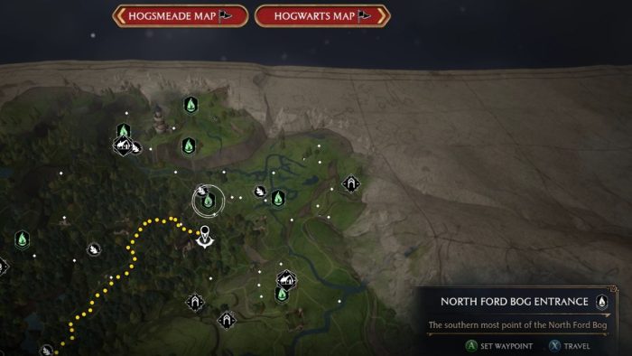 Absconder Encounter quest location in Hogwarts Legacy