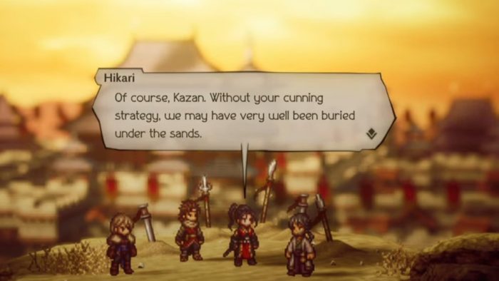 Best secondary job for Hikari in Octopath Traveler 2.