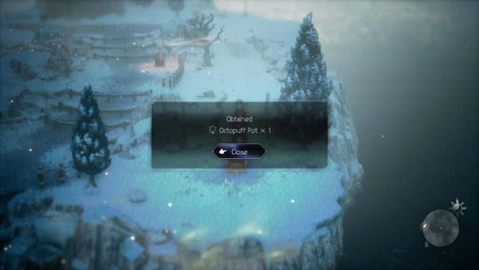 Find an Octopuff Pot in the Lighthouse Island in Octopath Traveler 2.