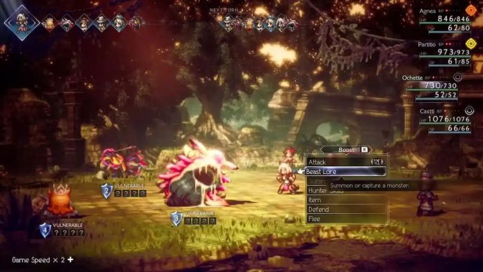 How to defeat Octopuff Travelers in Octopath Traveler 2.