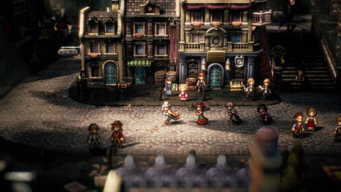 Octopath Traveler 2 gameplay.