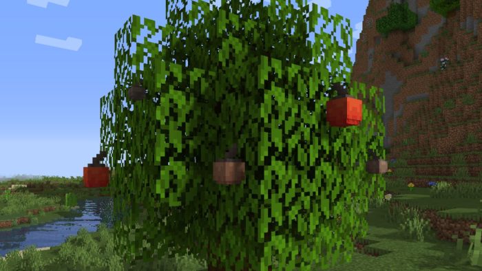 Farm and gather Apricorns to craft Pokeballs in Minecraft Cobblemon.