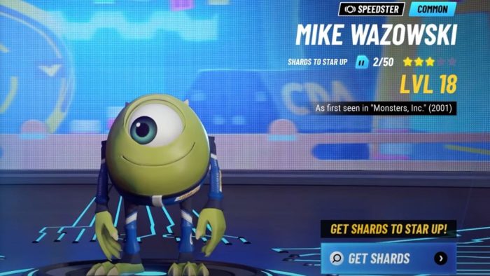 Mike Wazowski in Disney Speedstorm.