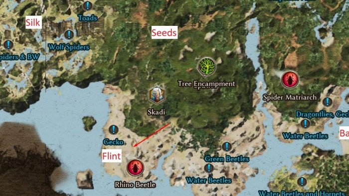 Flint map location in Smalland: Survive the Wild