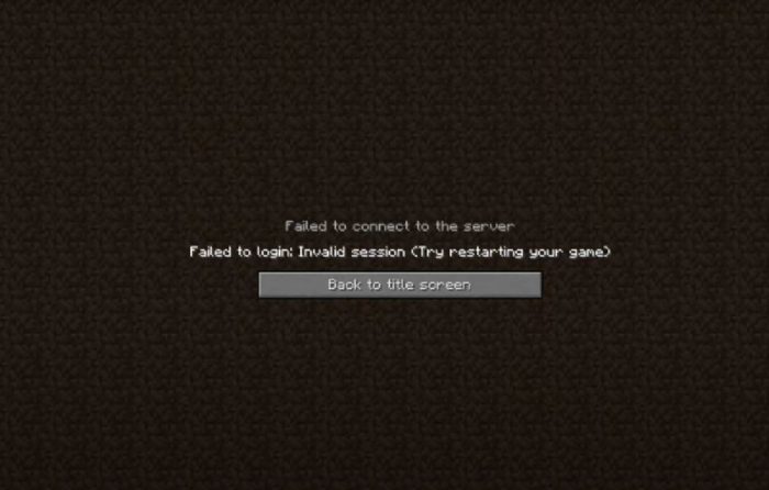 Minecraft Invalid Session Error