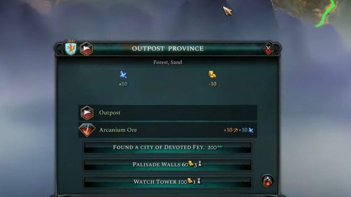 How to settle a new city in Age of Wonders 4.