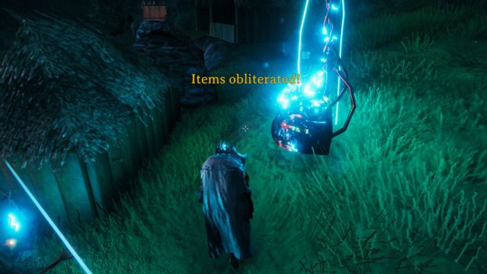 How to use the obliterator in Valheim.