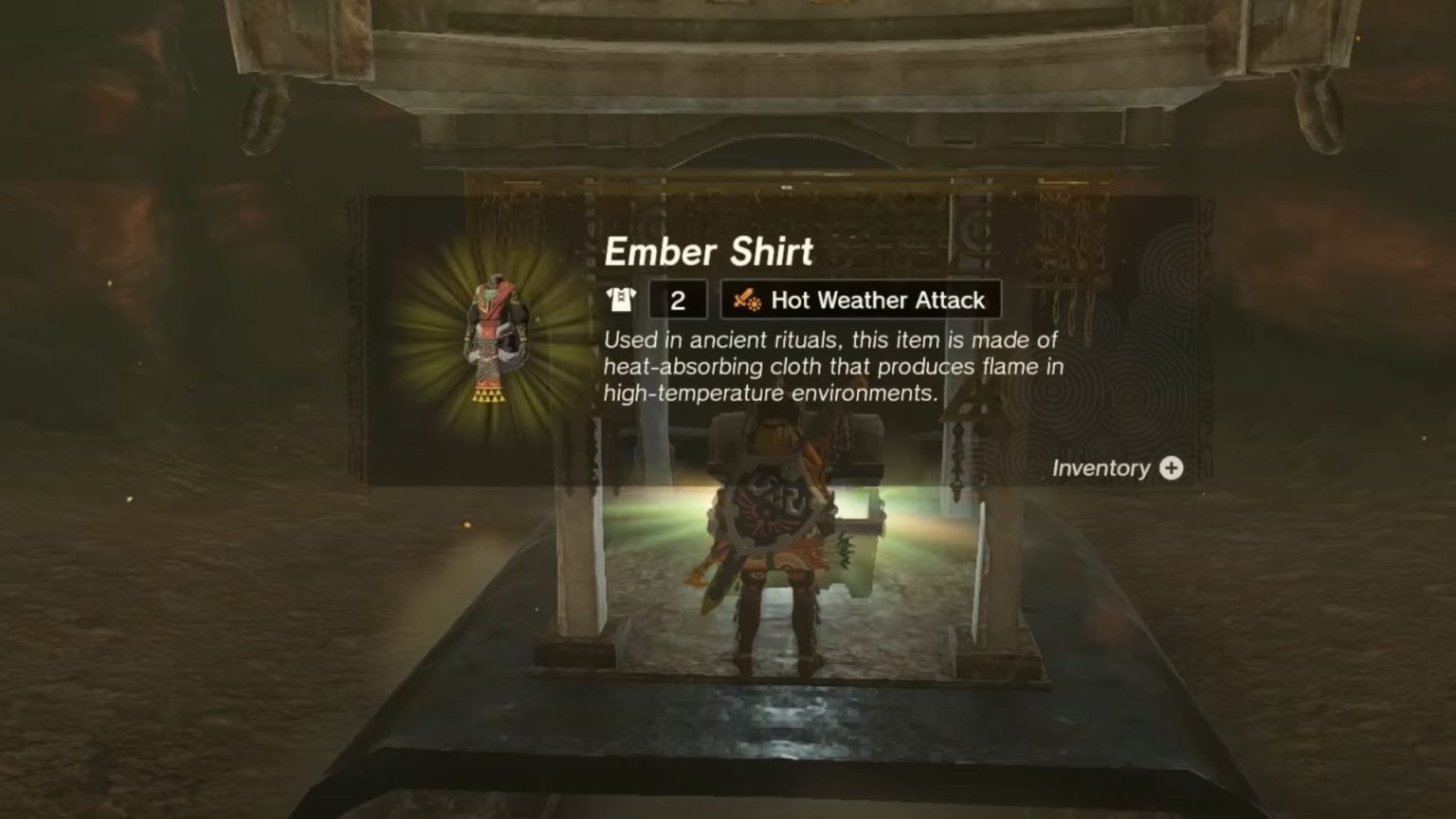 The Legend of Zelda Tears of the Kingdom How to Get the Ember Shirt