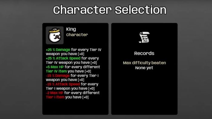 All new characters in Brotato - How to unlock the King.