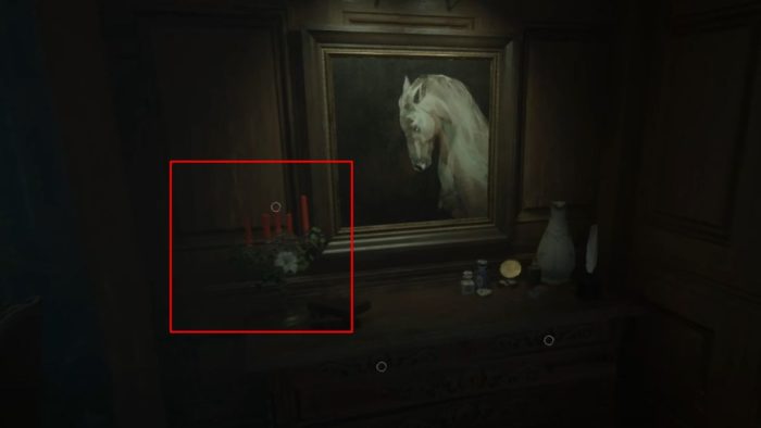 How to find the code for the first box in Layers of Fear - third painting.