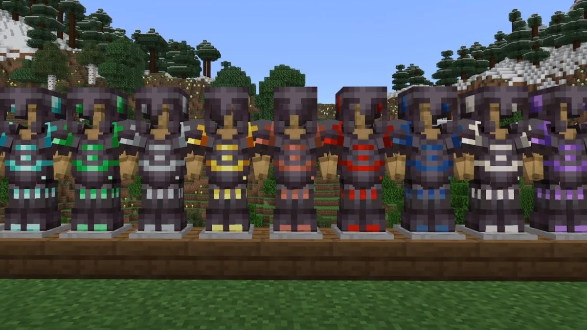 Minecraft Armor Trim Designer 15 Best Armor Trim Combinations In 