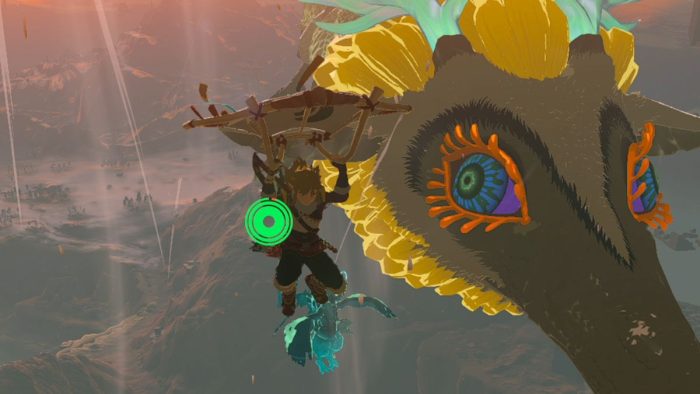 How to jump on the Light Dragon in Zelda Tears of the Kingdom.