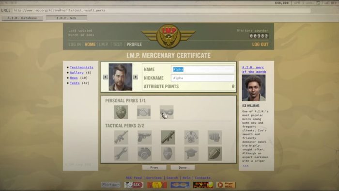 Jagged Alliance 3 Character Creation Guide - Best Custom Merc Perks.