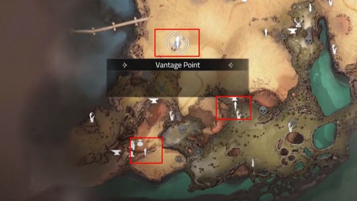 All Vantage Points in Atlas Fallen - All Monsalar The Wildlands Vantage Points.