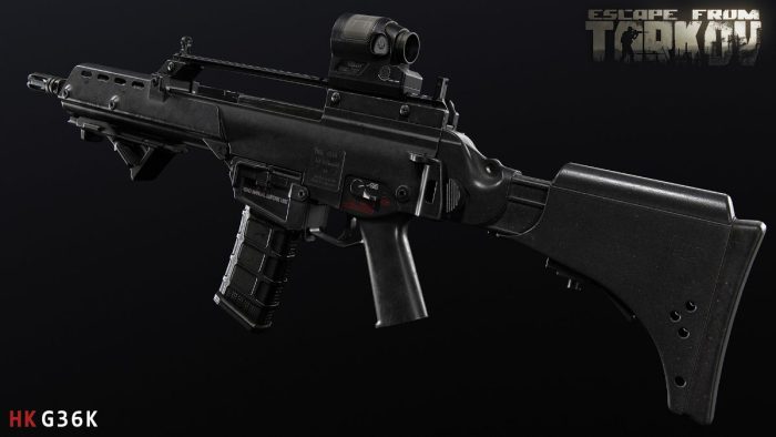 Best early-game 5.56 weapons in Escape From Tarkov - HK G36.