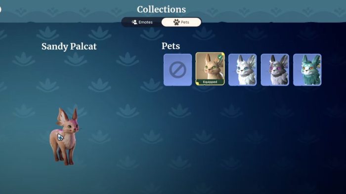 How to unlock pets in Palia - how to equip pets.