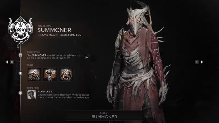 All secret classes in Remnant 2 - How to unlock the Summoner.