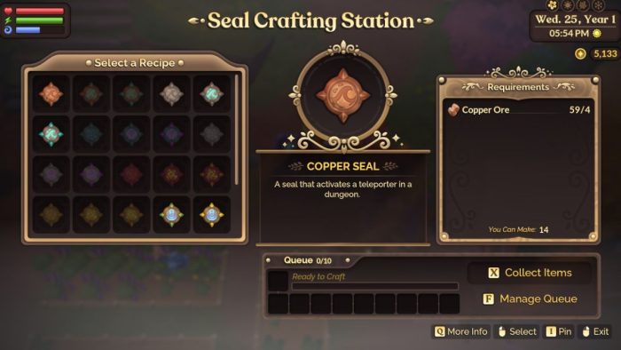 How to get and use copper ore in Fae Farm.