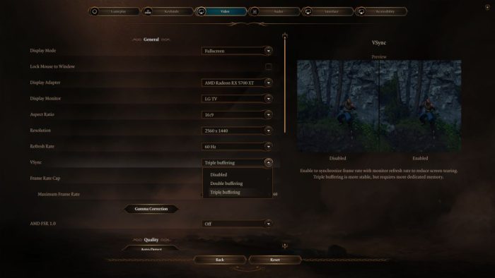 Baldur’s-Gate-3-Screen-Flickering-on-PC-Here’s-How-to-Fix-Change-the-game's-settings