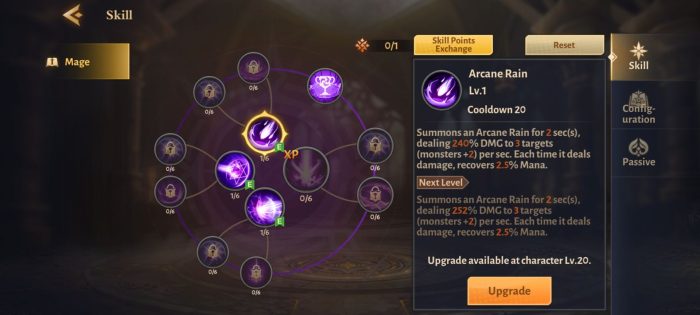 Dungeon Hunter 6 Bounty Hunter - Mage Skills