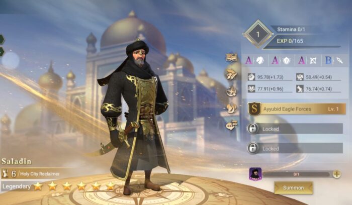 Saladin Hero in Era of Conquest