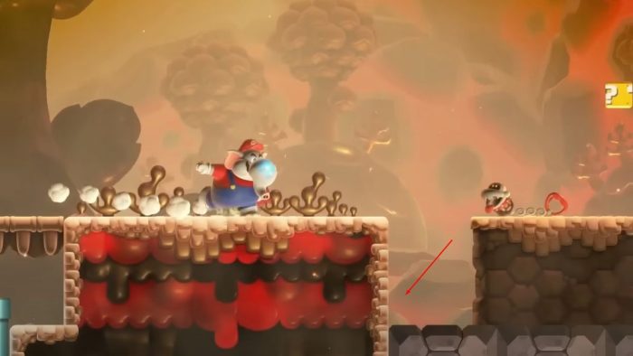 All Secret Exits in Supe Mario Bros. World - Hot-Hot Hot secret exit location.