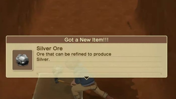 How to get silver ore in Harvest Moon: The Winds of Anthos.