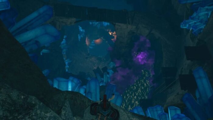 Rebuild the mine hoist guide in LotR Return to Moria.