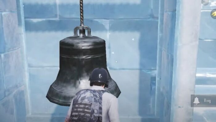 PUBG Mobile Winter Event guide - Lucky Ice Tower bell.