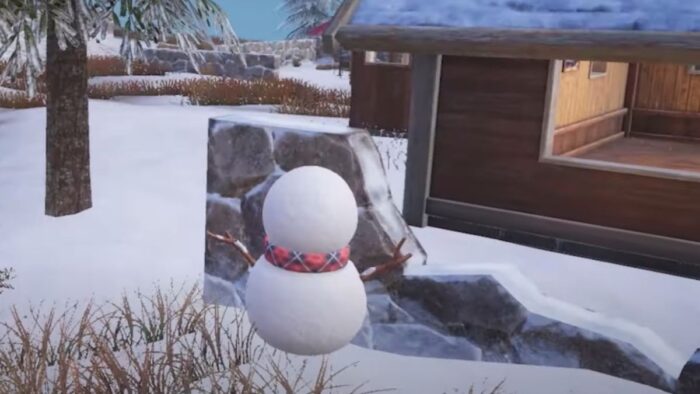 PUBG Mobile Winter Event guide - turn yourself into a snowman.